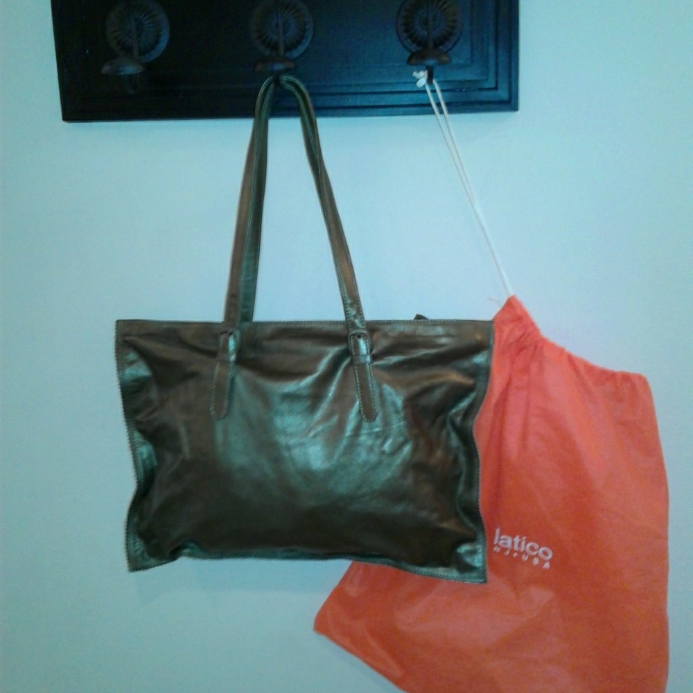 Latico Olive Leather purse